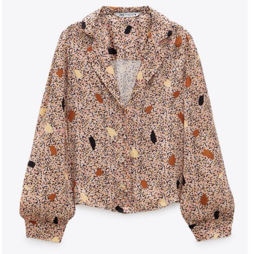 NWT ZARA Jade Blouse